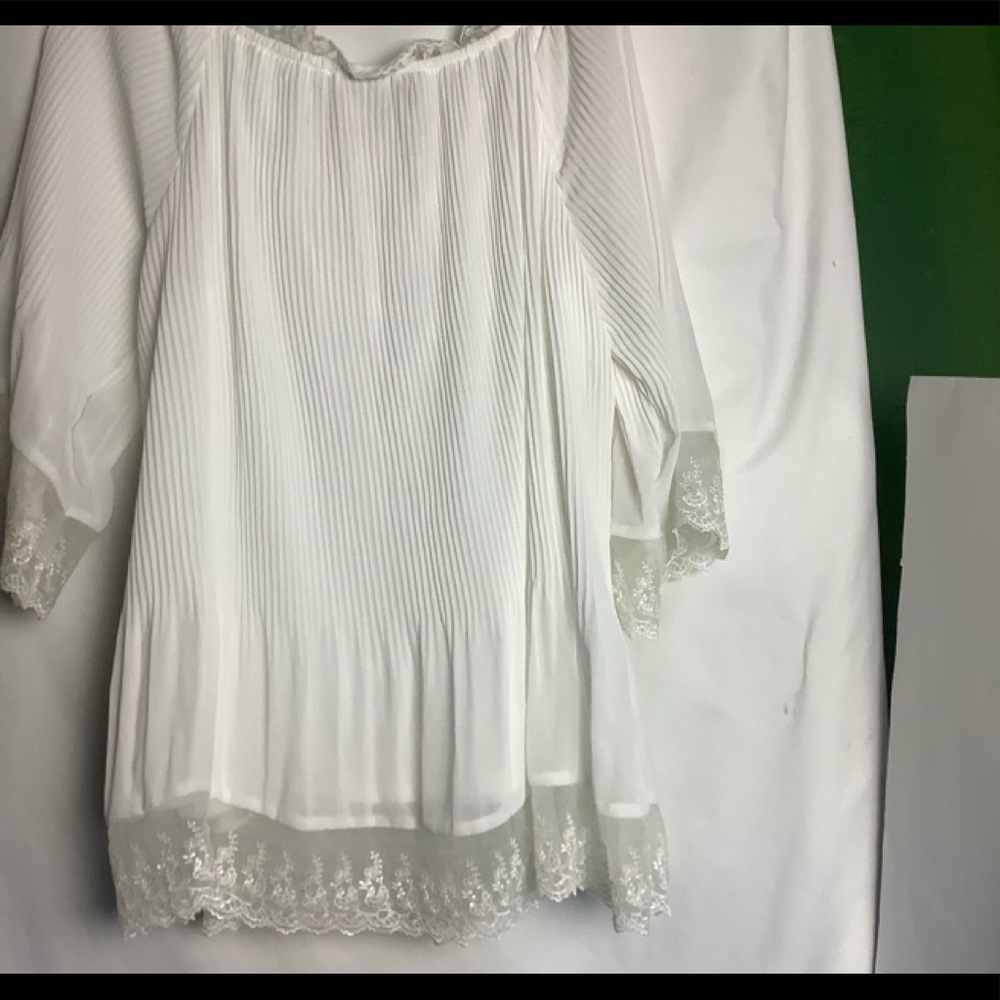 Style&Co. Petite Pleated Stretchy Top Blouse